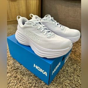 Brand New Hoka W Bondi 8 White